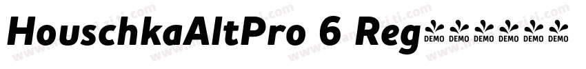 HouschkaAltPro 6 Reg字体转换